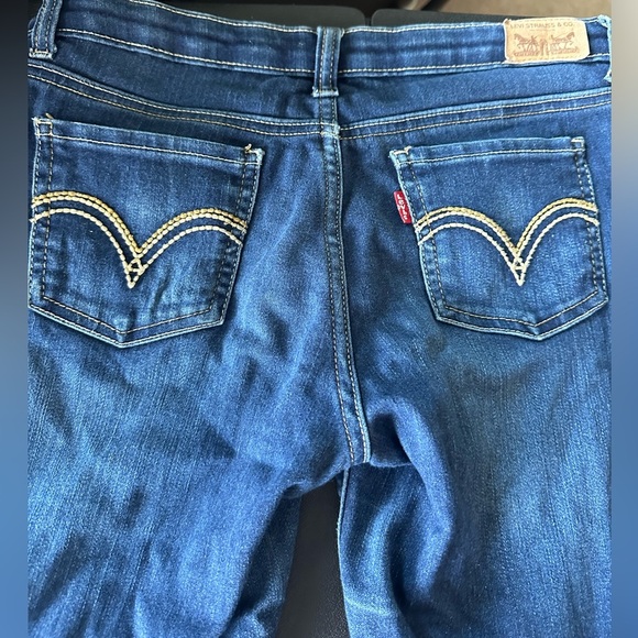 Leviโs Girls 7-16 Skinny Denim Leggings Size 12 Regular - Picture 6 of 7